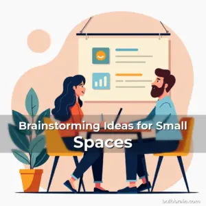 Artistic representation for Brainstorming Ideas for Small Spaces